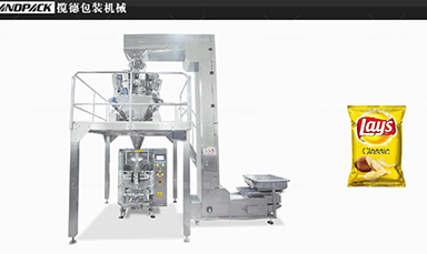 薯片包裝機視頻，佛山攬德包裝機廠家